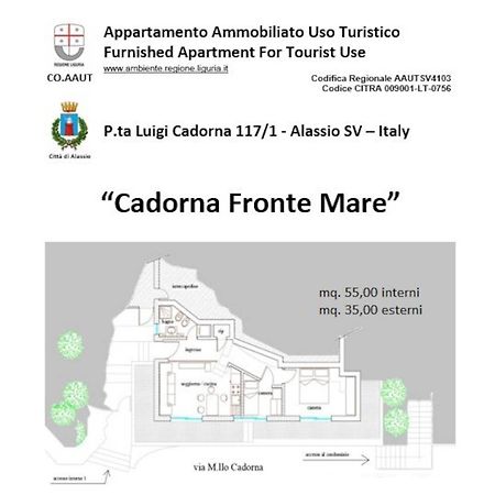 Ferienwohnung Cadorna Fronte Mare Alassio Exterior foto